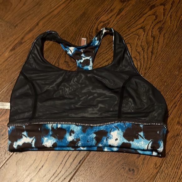 Women’s blue Tye-dye sports bra/swim top FP movement Small - Picture 5 of 5